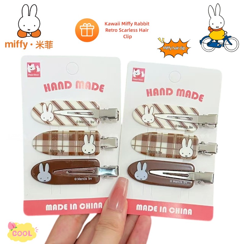 Hair Bundles - Kawaii Miffy Tavşan Retro, İz Bırakmayan