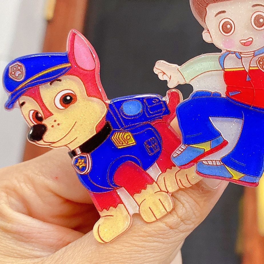Hair Bundles - Şık Sevimli Karikatür Paw Patrol Akrilik