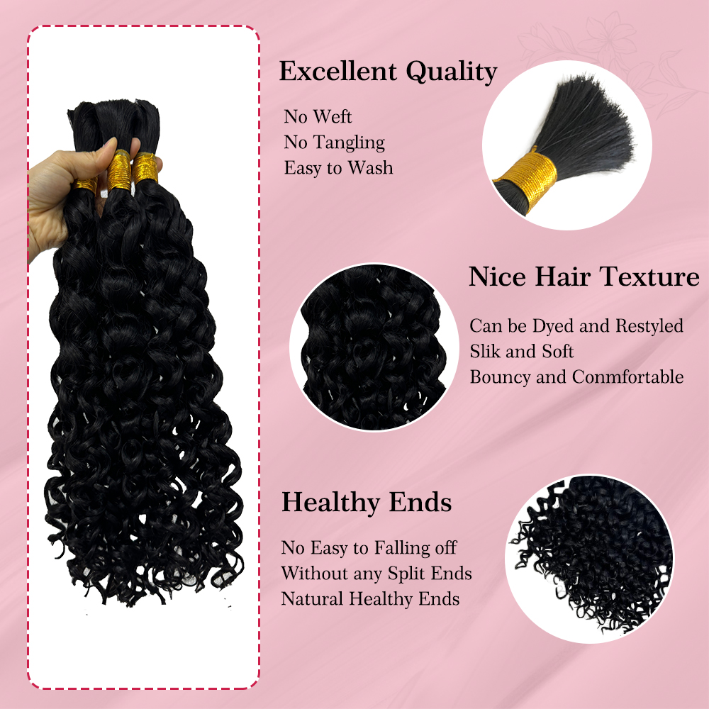 Ali Queen Hair Su Dalgası Topl - Water Wave Bulk Human Hair For Braiding incelemesi ve fiyatı