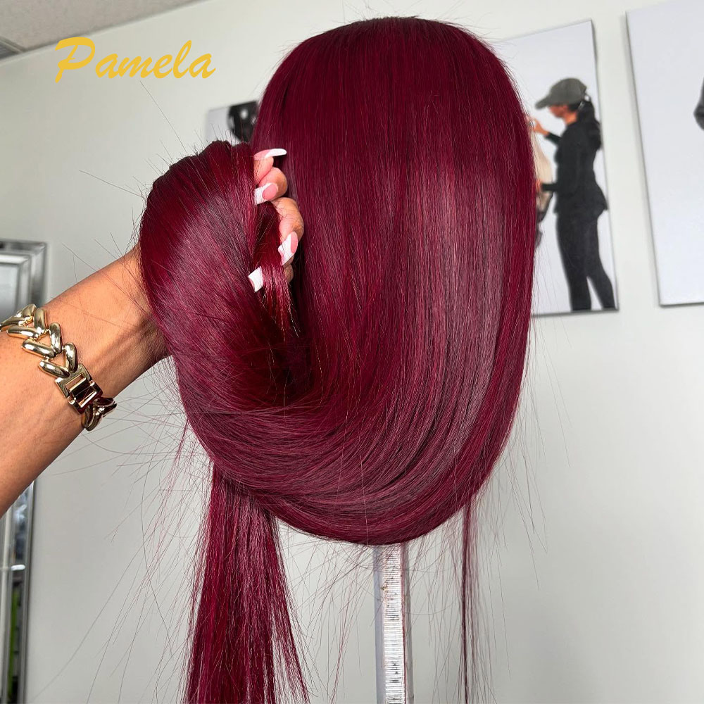 Süper Çift Çekilmiş Bordo Renk - Human Hair Wigs incelemesi ve fiyatı
