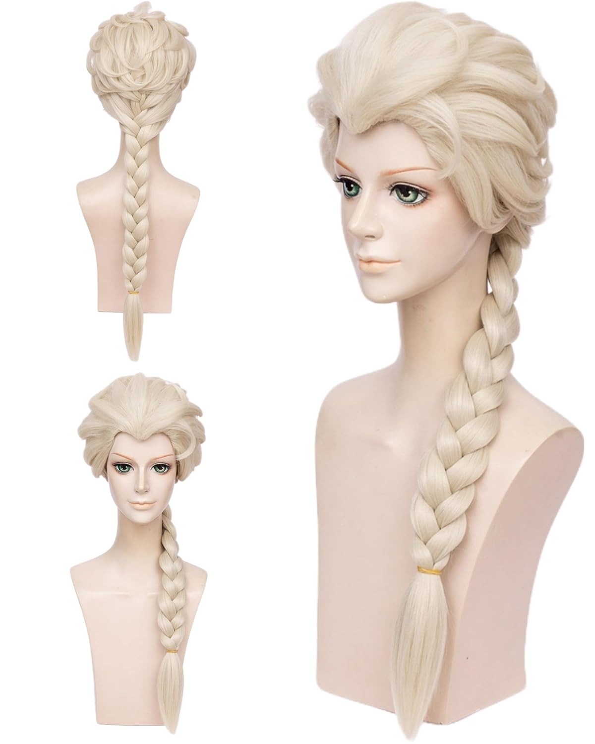 Uzun Sarışın Örgü Prenses Peru - Synthetic Wigs incelemesi ve fiyatı