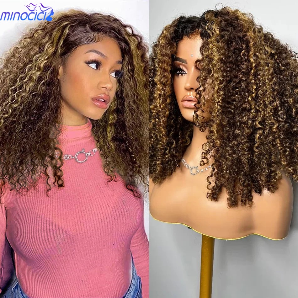 P4/27 Renkli, Kıvırcık, Kısa B - Glueless Wear And Go Human Hair Wig incelemesi ve fiyatı