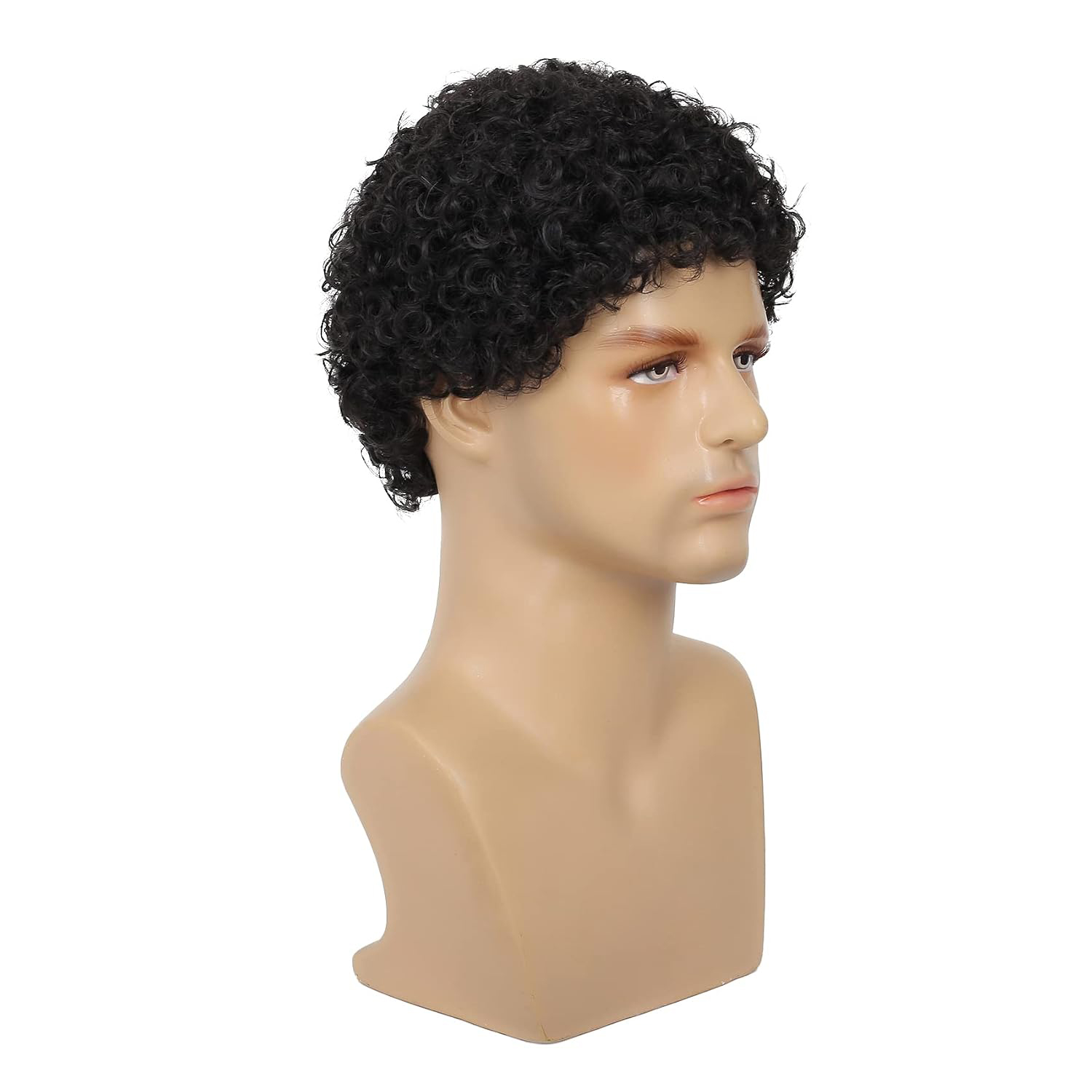 Erkekler için Kısa Afro Kıvırc - Synthetic Wigs incelemesi ve fiyatı