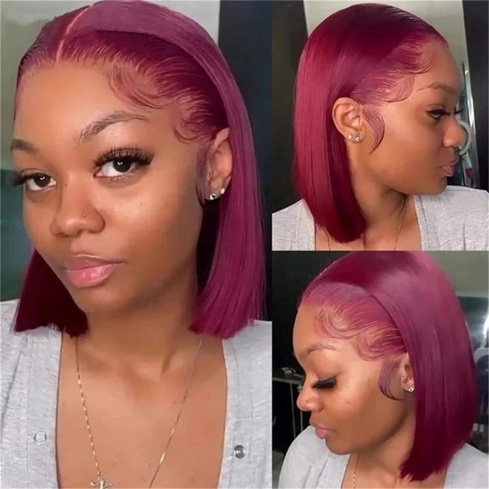 Kısa Bob Peruk, İnsan Saçından - Pre Parted 13X4 Lace Front Bob Wig incelemesi ve fiyatı