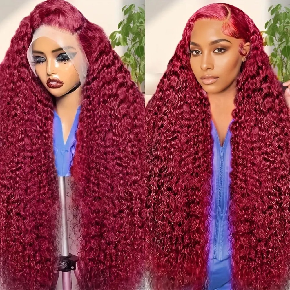 200 Yoğunluklu Bordo Derin Dal - Human Hair Wigs incelemesi ve fiyatı