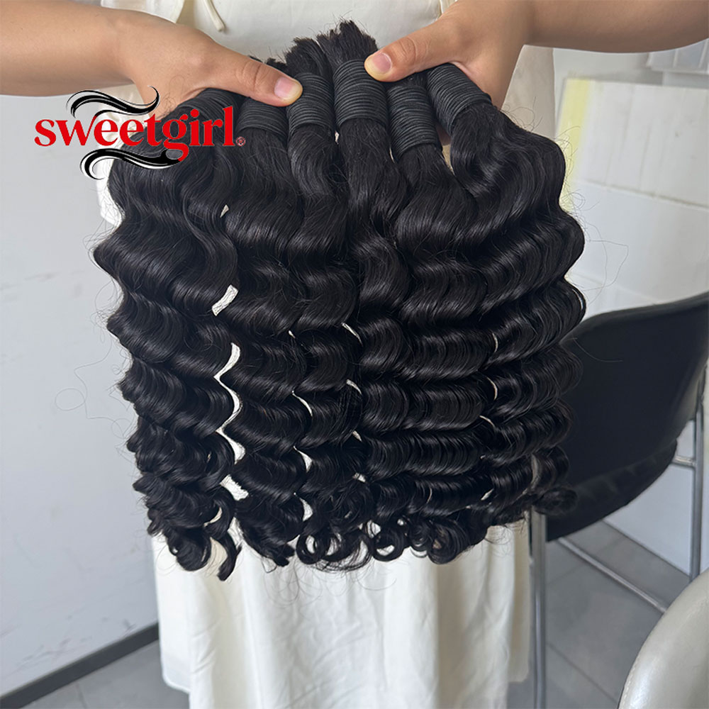 Su Dalgası İnsan Saç Demetleri - Water Wave Bulk Human Hair For Braiding incelemesi ve fiyatı